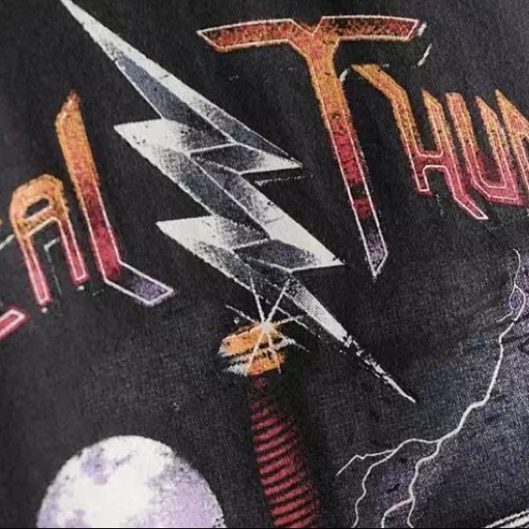 Mystical Thunder Moon Child Black Graphic Tank Top - Picture 4 of 6